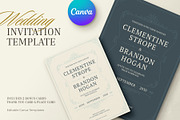 Save the Date Card Canva Template, an Invitation Template by Vasya Kobelev (Thumbnail 1 of 7)