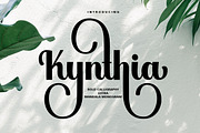 Kynthia - Extra Mandala Monogram, a Script Font by Akifatype. (Thumbnail 1 of 7)