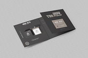 Tri-Fold Square Brochure Mock-up 3, a Print Template by Nevada63 (Thumbnail 3 of 3)
