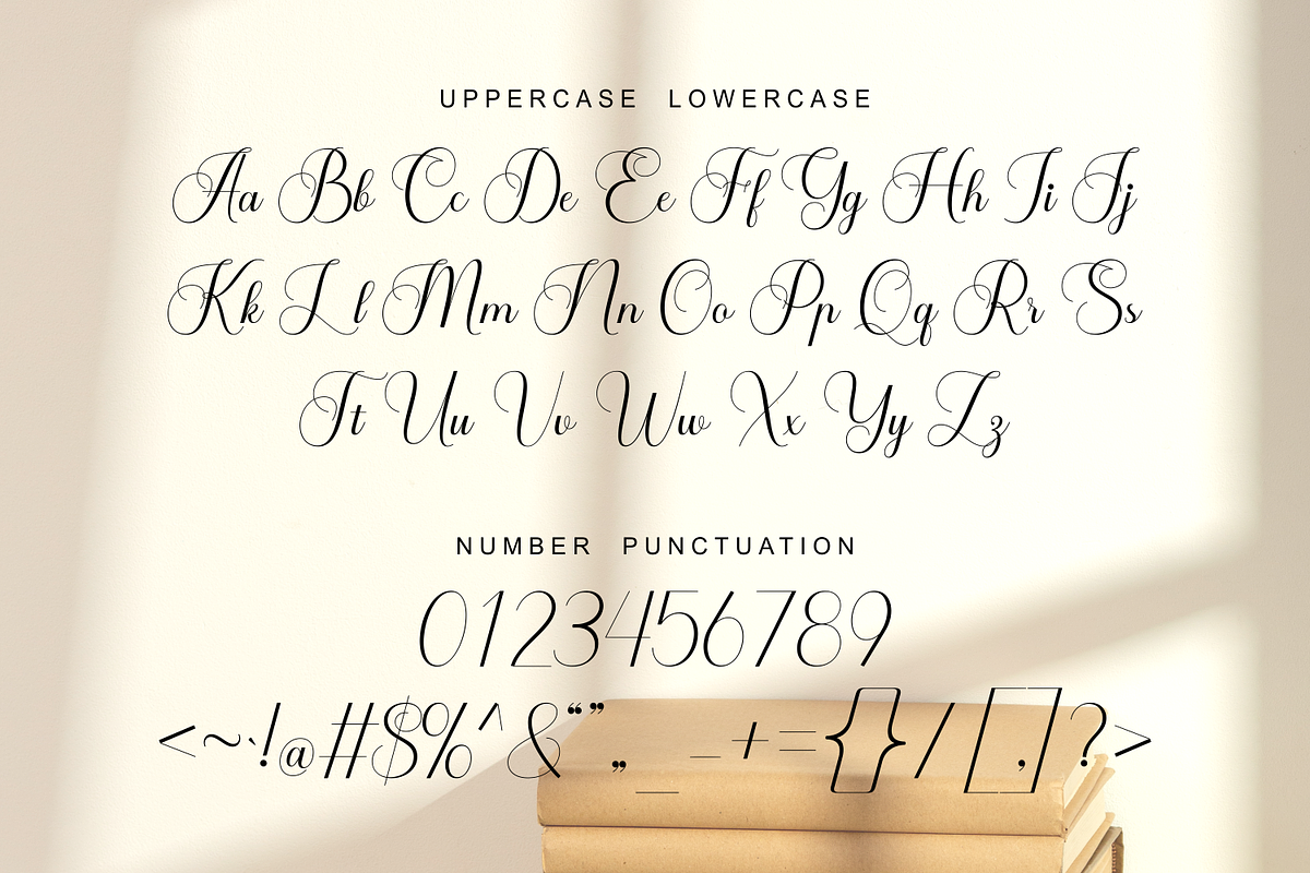 Garselyna - Elegant Calligraphy Font, a Script Font by Imiftype Studio (Photo 8 of 10)