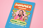Summer Karaoke Flyer, a Flyer Template by megarez (Thumbnail 3 of 3)
