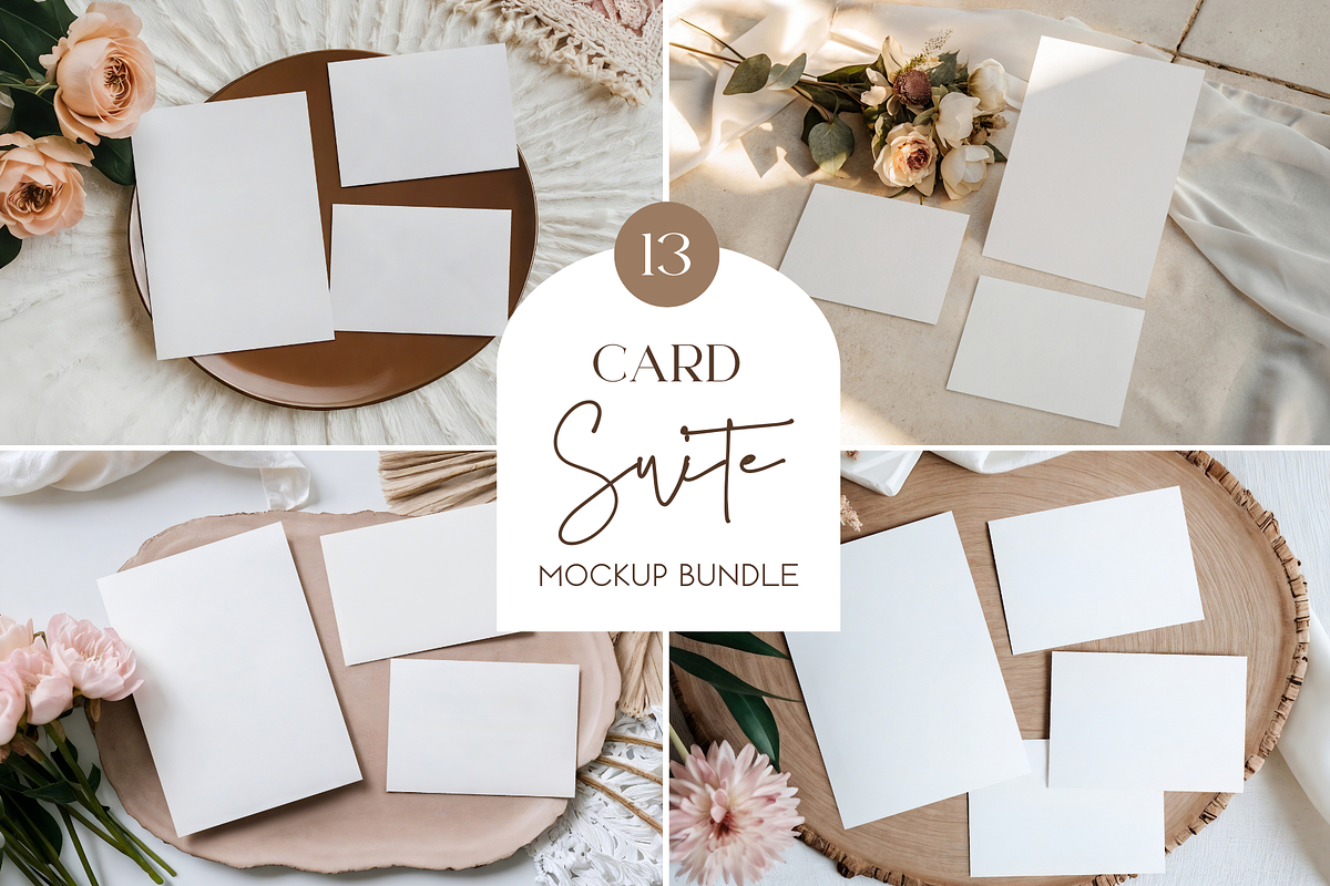Wedding Invitation Suite Mockup Bund, a Product Mockup by TatiMockup (Photo 1 of 8)