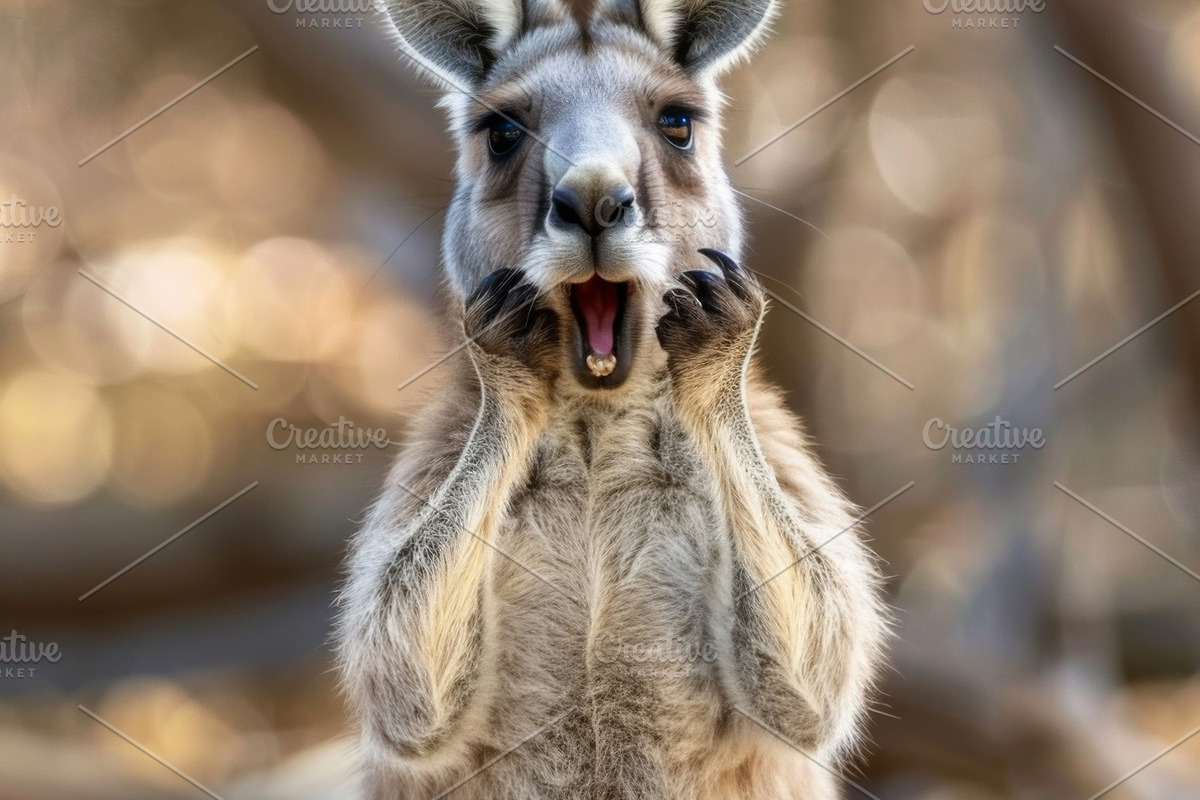 236 surprised animals, an Animal Photo by Handmadefont (Photo 201 of 241)