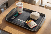 Serving Paper Tray Mockups, an Advertising Mockup by Luuqas Design (Thumbnail 1 of 4)