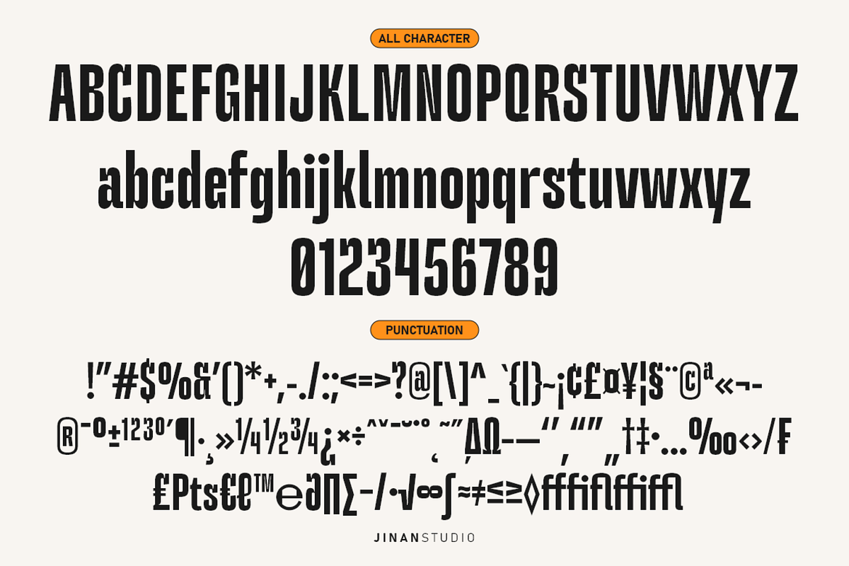 Mogars – A Condensed Sans Serif, a Sans Serif Font by Ainun Jinan (Photo 9 of 12)