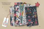 Christmas Scandinavian Ornaments, a Pattern Graphic by Molly art (Thumbnail 8 of 12)