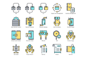 80 Shopping & Commerce Icons | Aqua, an Outline Icon by Flat Icons (Thumbnail 4 of 5)