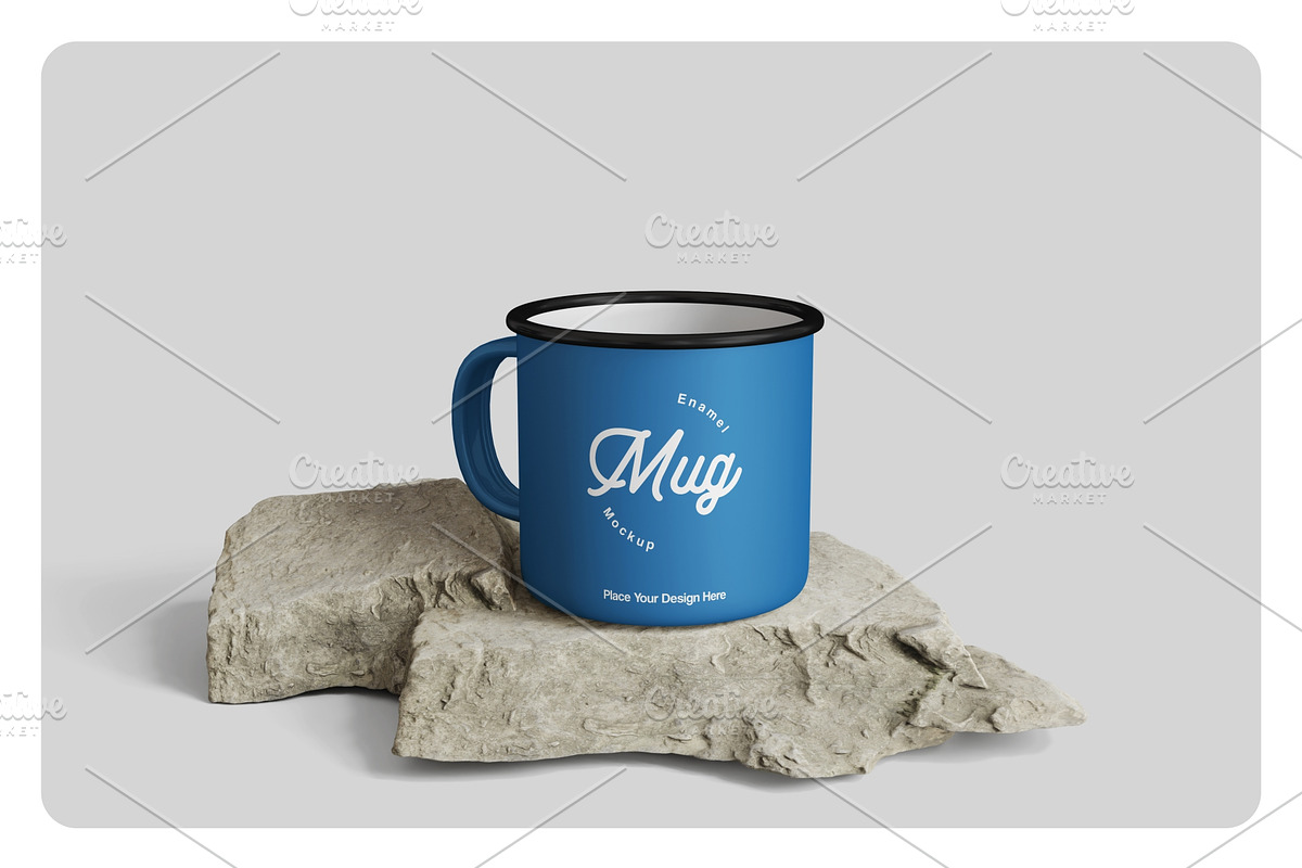 Enamel Mug Mockup, a Product Mockup by Pixie Creative (Photo 3 of 5)