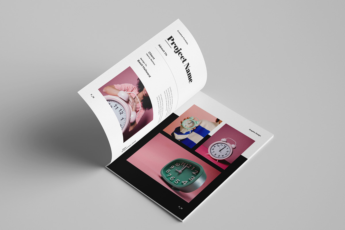 Creative Portfolio Brochure Template, a Brochure Template by Spark_Creative (Photo 10 of 14)