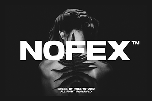 Nofex Expanded Sans Serif Font