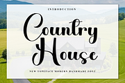 Country House, a Handwritten Font by InermediaSTUDIO (Thumbnail 1 of 8)