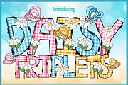 Daisytriplets-PNG fonts, a Symbol Font by It me digital art (Thumbnail 1 of 10)