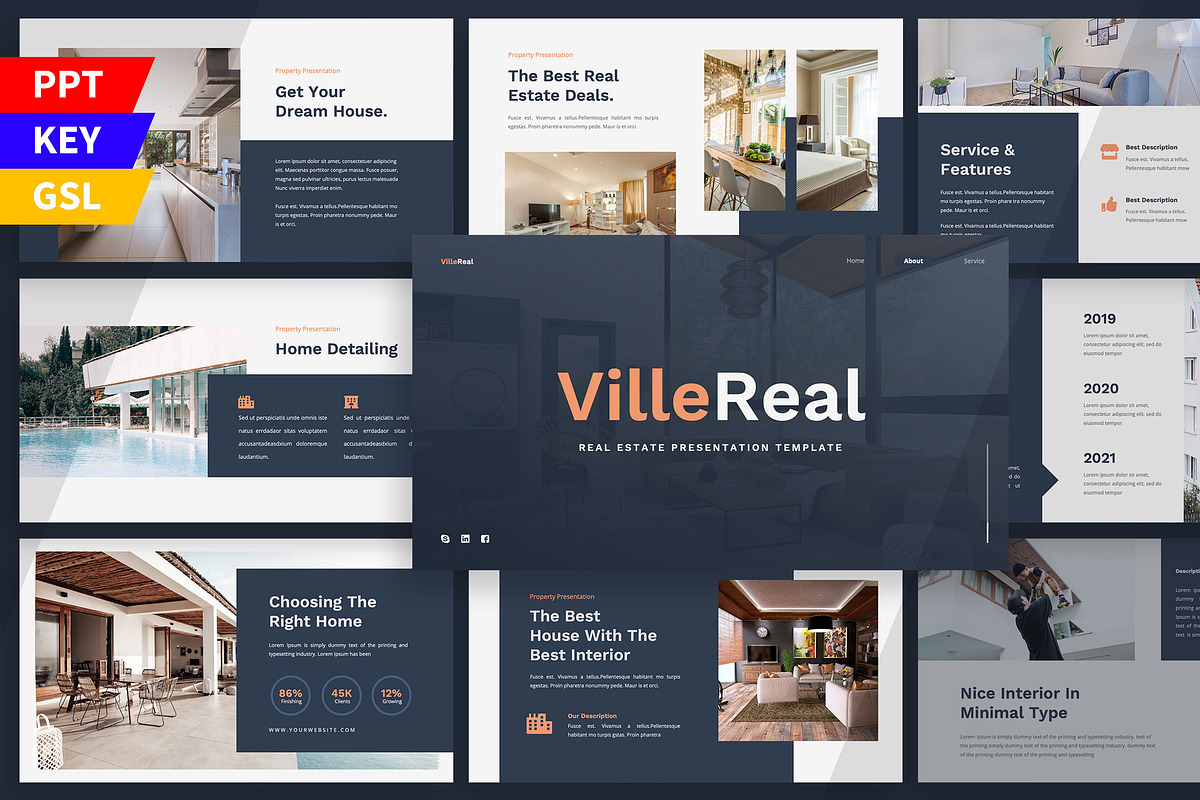 VilleReal - Real Estate Presentation, a Presentation Template by Haidezign (Photo 1 of 4)