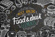 Food Bundle 75% off, a Food Illustration by BarcelonaShop (Thumbnail 1 of 7)