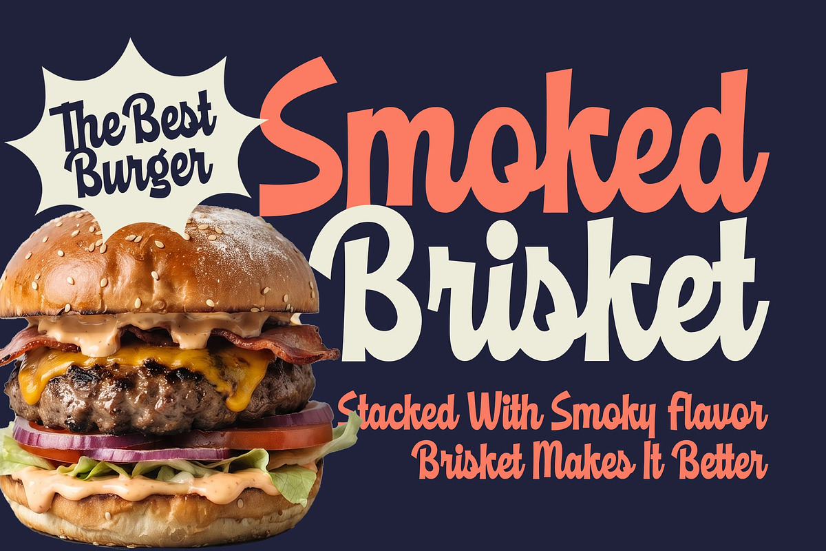 Richale a Bold Retro Script Font, a Script Font by Blankids Studio (Photo 8 of 12)