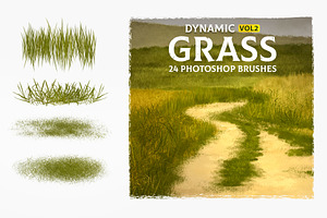 Grass Photoshop Brushes V2