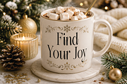 Christmas Font - Morning Wishes, a Serif Font by Mozatype (Thumbnail 4 of 9)