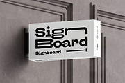 Signboard Horizontal Mock-up, an Advertising Mockup by zippypixelstudio (Thumbnail 7 of 13)