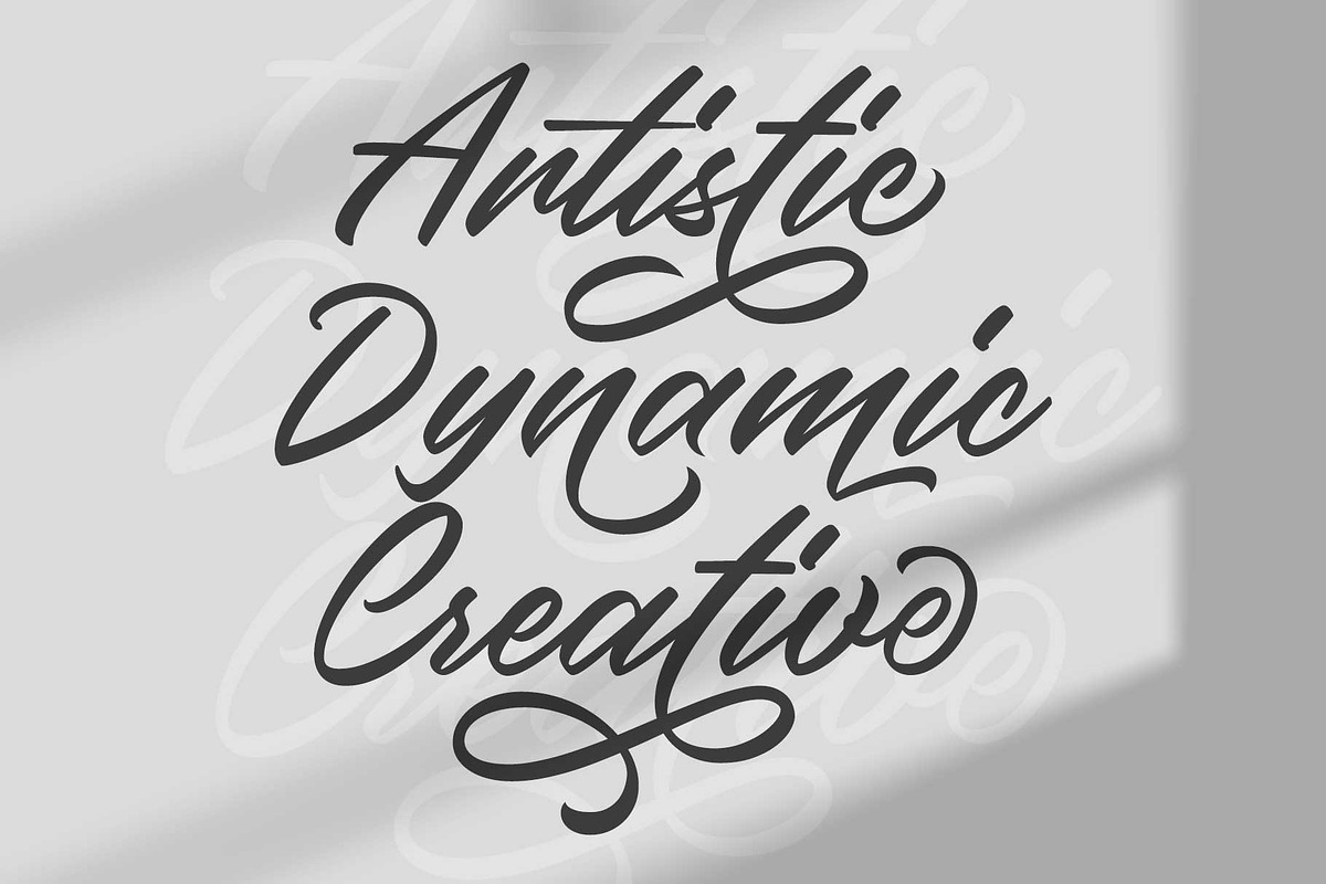 Rainylock - Handwritten Script, a Script Font by Arterfak Project (Photo 9 of 13)