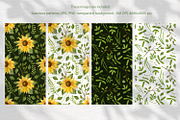 Sunflowers Watercolor Collection, an Illustration by Anna Druzhkova (Thumbnail 9 of 17)
