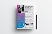 Nonprofit Organization Fact Sheet, a Stationery Template by obayes (Thumbnail 2 of 4)