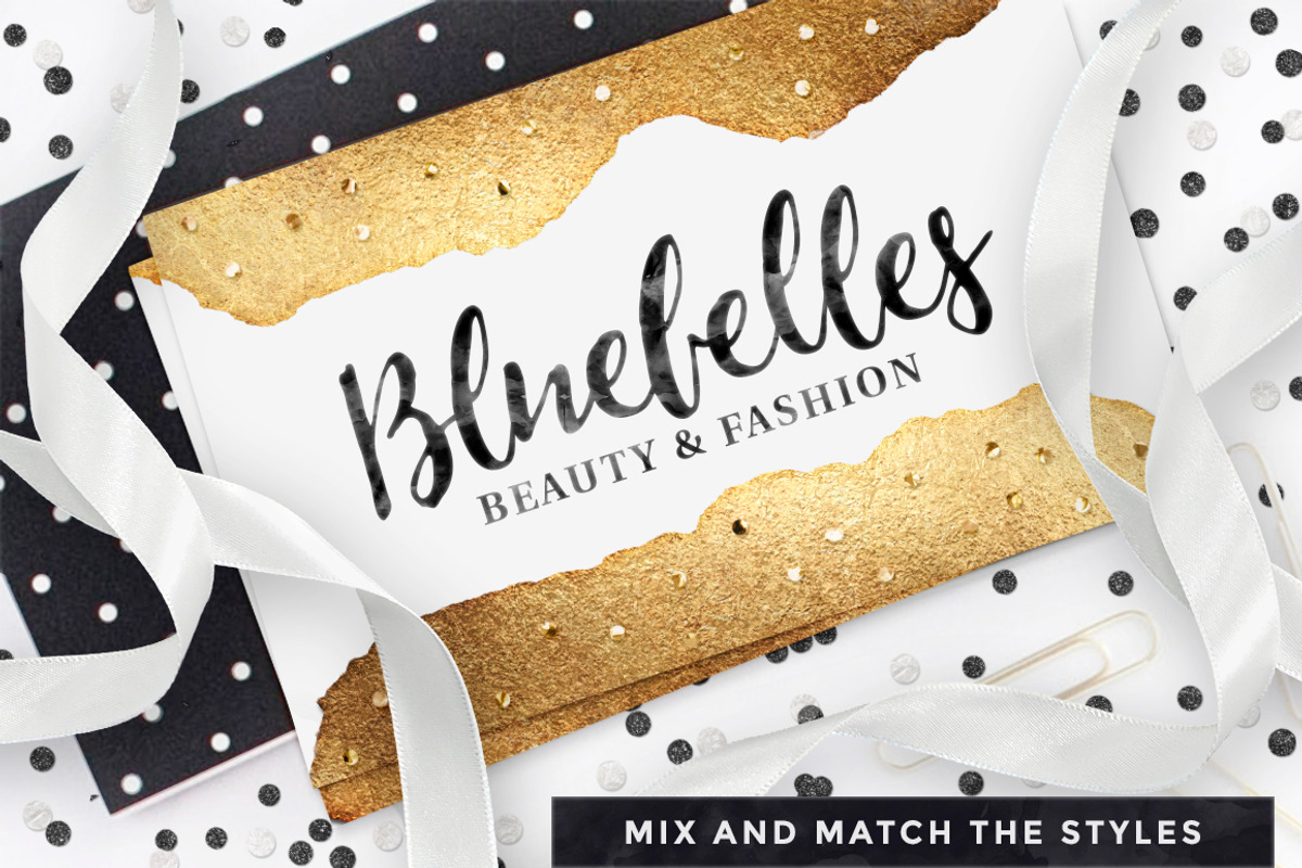 The Gold Foil Kit Essentials+Bonus!, a Layer Style Add-On by Pink Coffie (Photo 6 of 9)