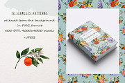 Set of flowers and citrus, a Decorative Illustration by a_ptichkina (Thumbnail 6 of 10)
