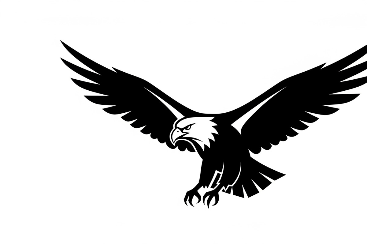 Powerful eagle flying wall art desig, an Illustration by Amazin_art (Photo 26 of 31)