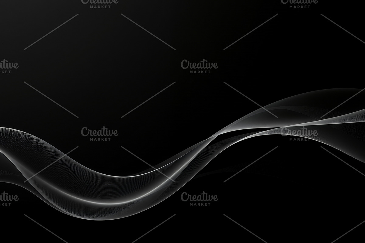 Abstract black wave background, a Background Graphic by Anamul Haque Anik (Photo 4 of 7)