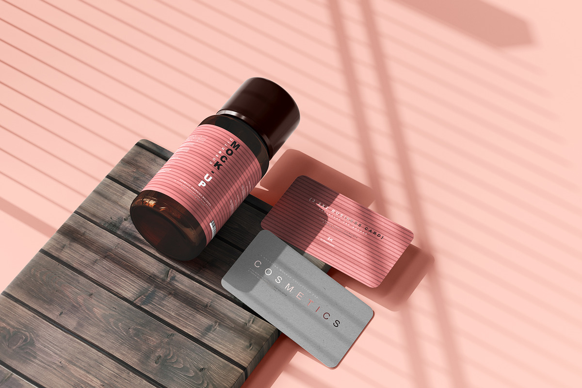 250+ Cosmetic Branding Mockup Bundle, a Cups & Container Mockup by pmvch (Photo 163 of 273)