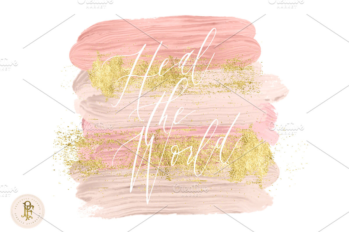 Neutral Acrylic Brush Strokes, a Texture Graphic by Freshmint Paperie (Photo 4 of 4)