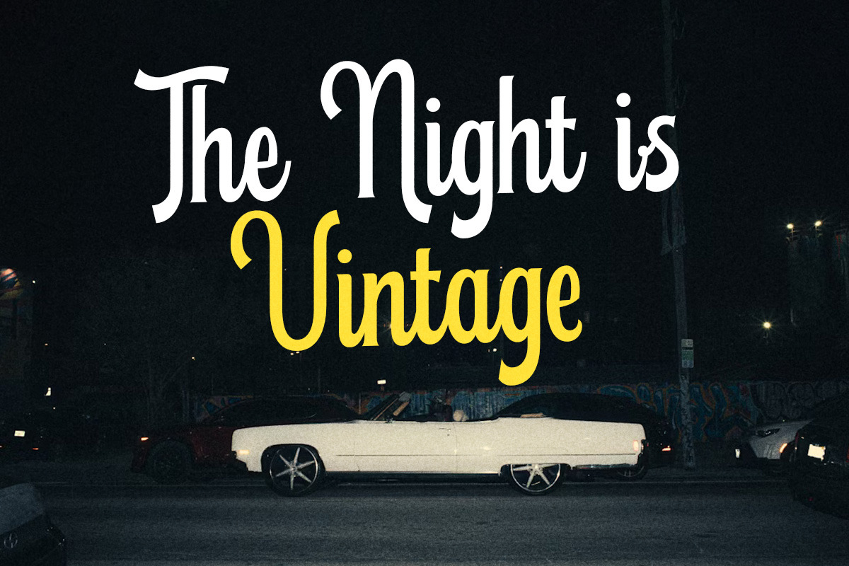 New Haven Retro Script Display Font, a Script Font by Letterhend Studio (Photo 2 of 9)