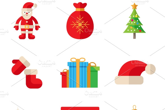 Christmas Flat Icons