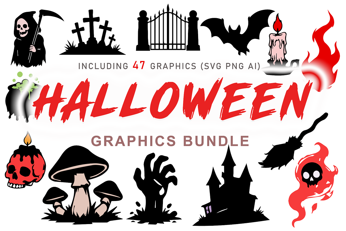 Halloween Graphics Bundle, an Object Graphic by Yoga Letter (Photo 2 of 3)
