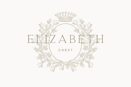 Elizabeth - Hand Illustrated Crest