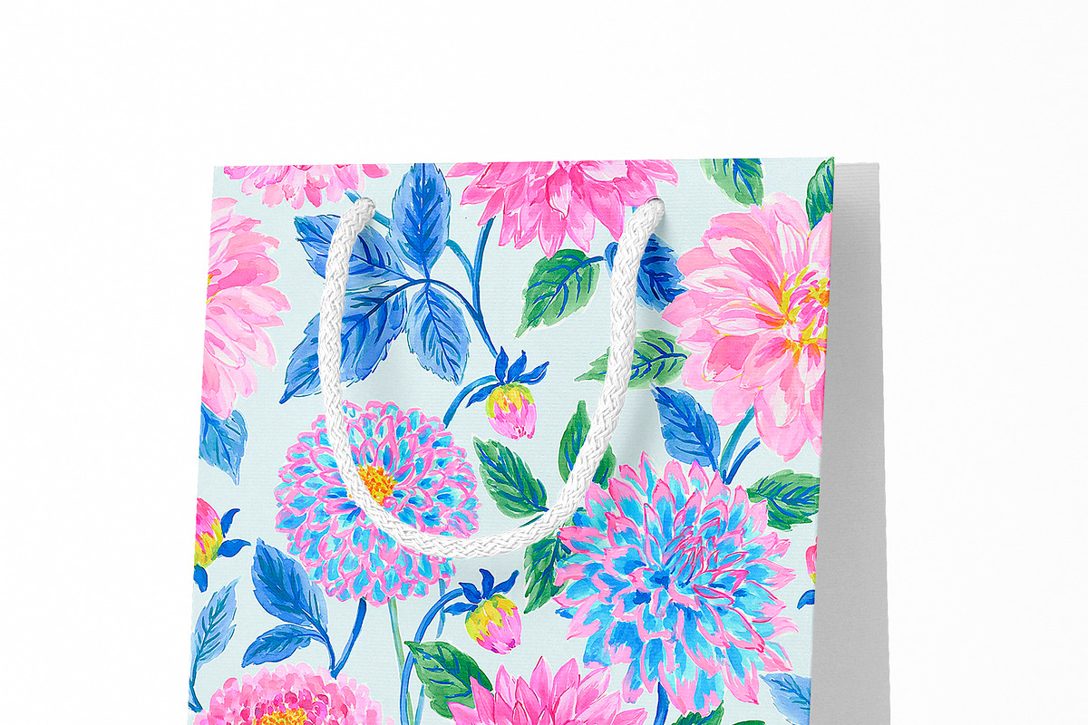 Seamless Preppy Floral Patterns, a Pattern Graphic by The Preppy Artist (Photo 8 of 11)