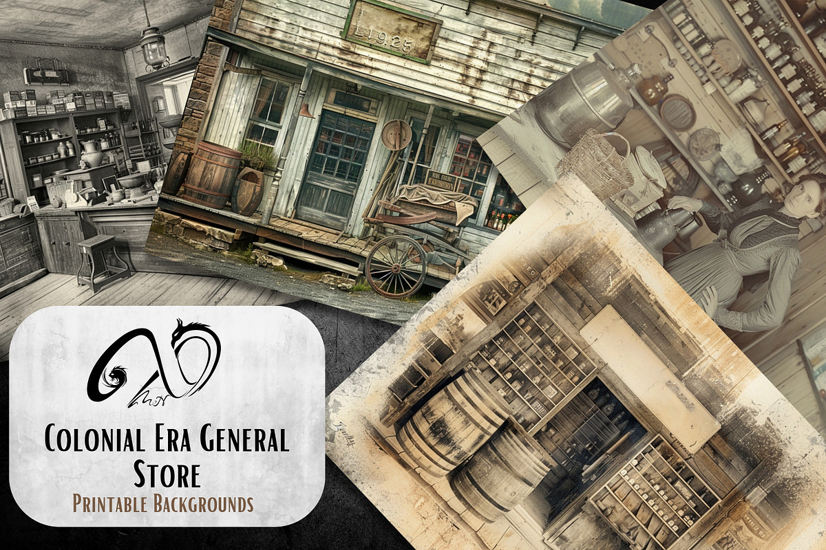Vintage Photo Colonial Era, a Background Graphic by NiiiNArt