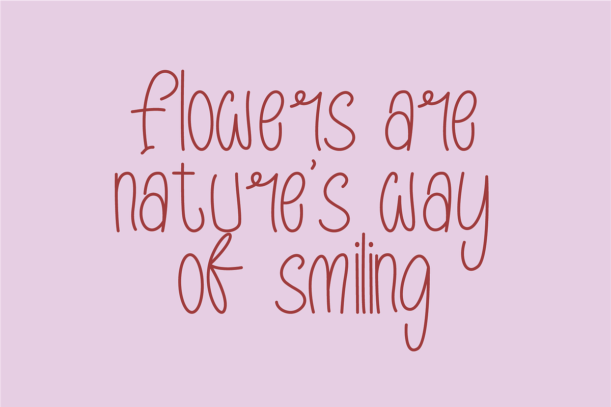 Liorae Handwritten Playful Font, a Handwritten Font by Berdansabersama (Photo 5 of 9)