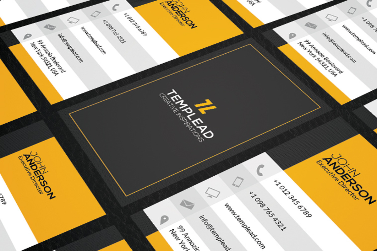 Corporate Business Card CM184, a Business Card Template by annozio (Photo 3 of 3)