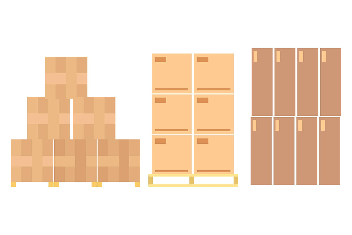 Container Ship at Freight Port Pack, a Technology Illustration by bungamustia (Photo 9 of 12)
