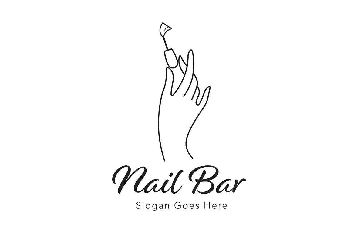 Nail Bar Logo Template, a Branding & Logo Template by BrandPacks (Photo 3 of 4)