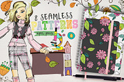 GIRL'S MIDDLE SCHOOL, an Education Illustration by Alisa Mikibith Art (Thumbnail 10 of 14)