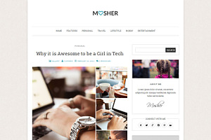 Mosher - A Beautiful Personal Blog