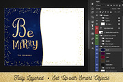 Christmas Card Template Photographer, a Card Template by Nifty Template Studio (Thumbnail 5 of 10)
