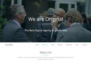 Eureka - One Page WordPress Theme