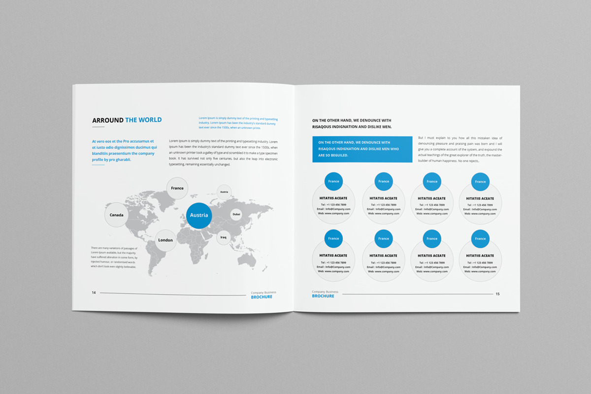 Clean & Modern Brochure | 3 Sizes, a Brochure Template by Pro-Gh (Photo 25 of 28)