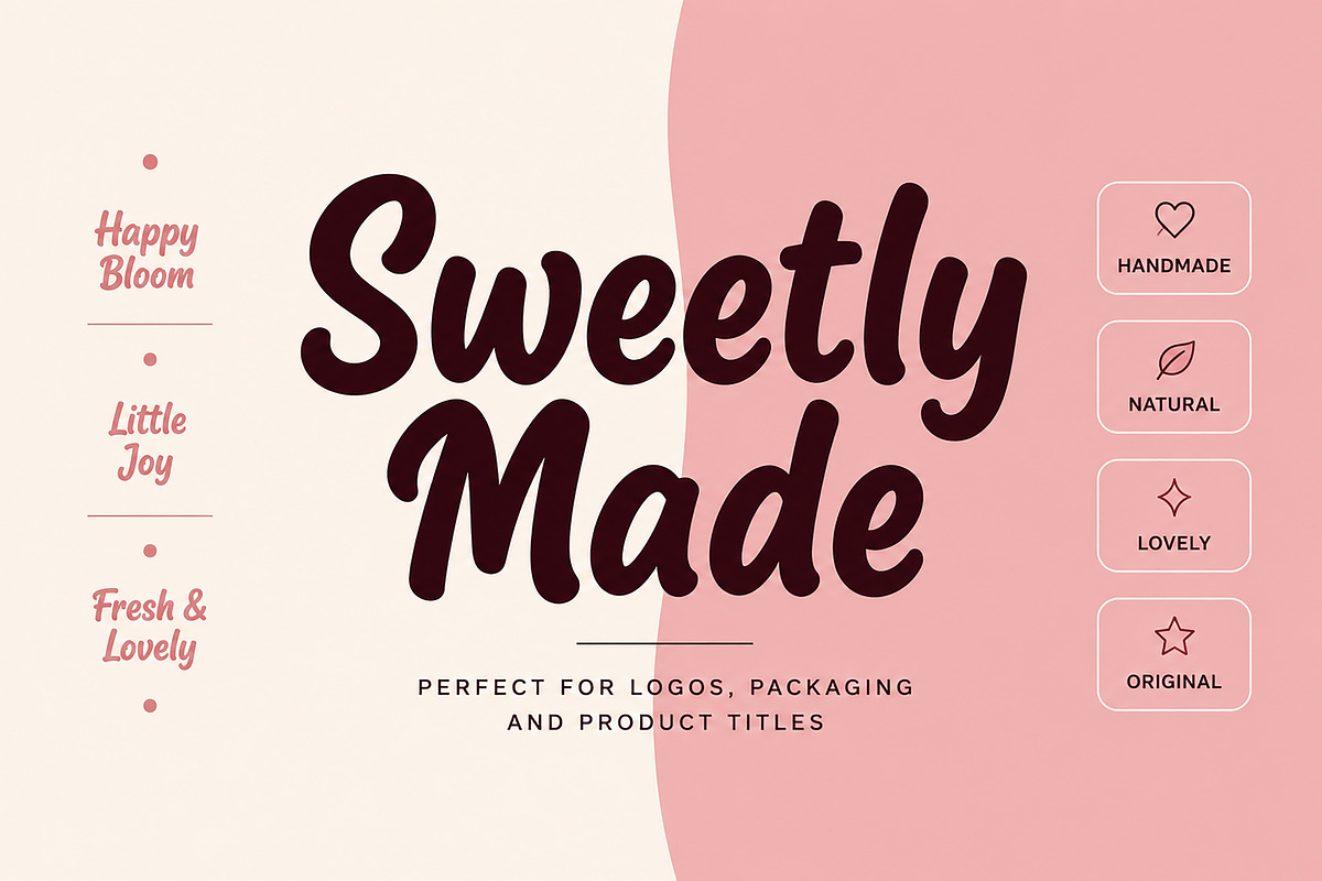 Bloomora, a Script Font by Wow Magic (Photo 4 of 6)