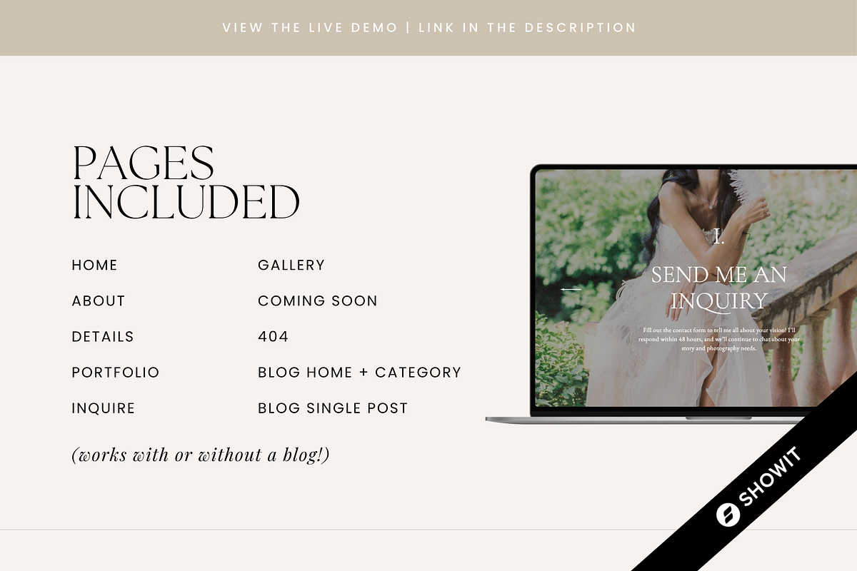 Showit Website Template | Photo, a Websites & App Template by Rosetta Lane Design (Photo 6 of 10)
