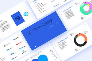 Blue Brand Guidelines Template