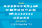 Jazz Malino Playful Font, a Sans Serif Font by AaType. (Thumbnail 5 of 8)